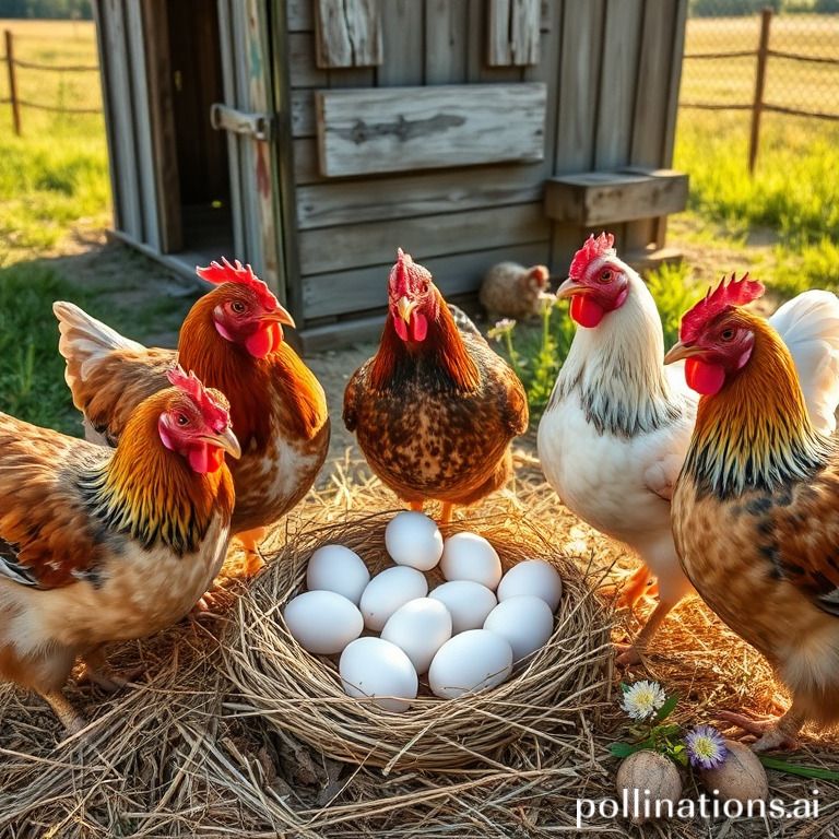 how many eggs will 6 chickens lay